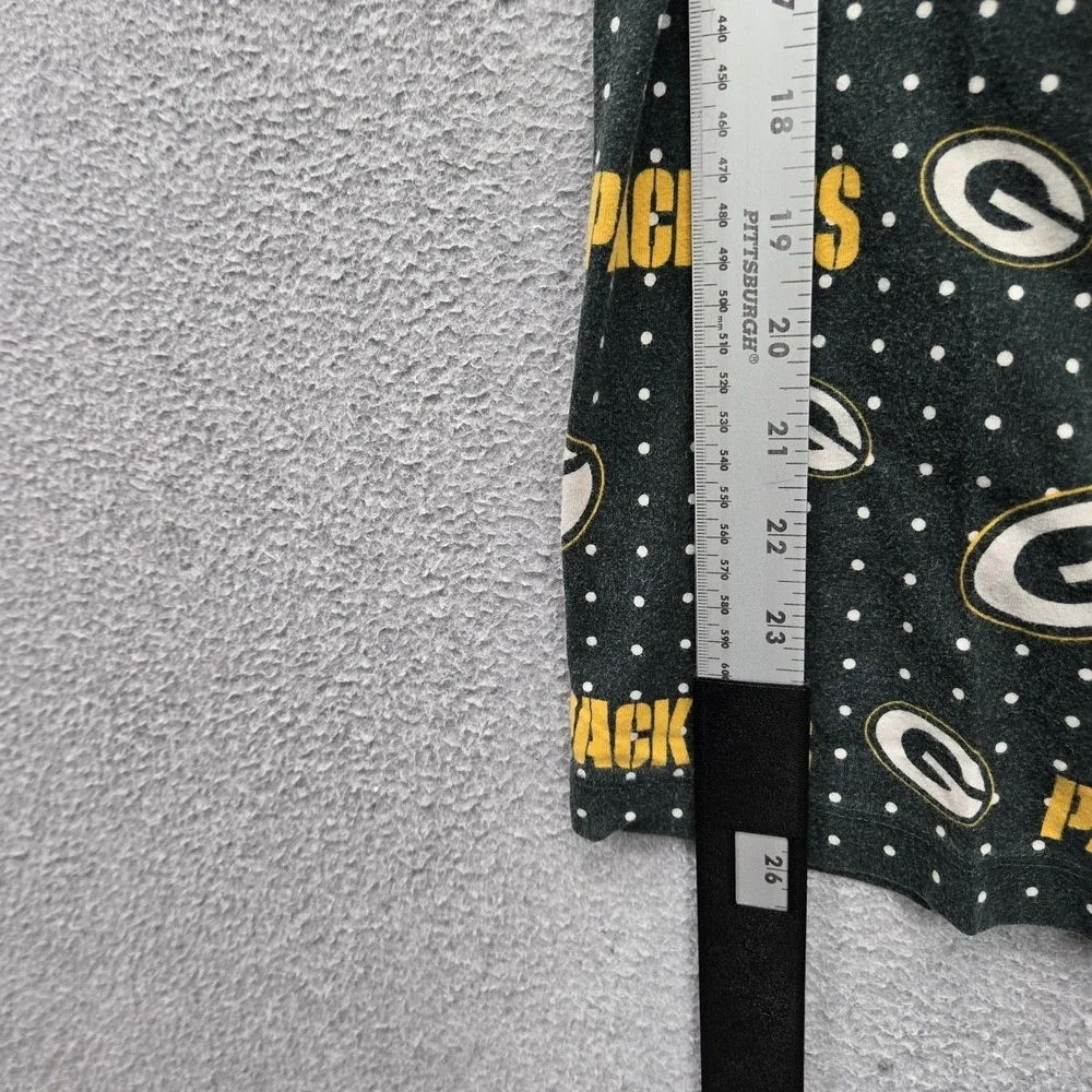 Green Bay Packers Boys Sleepwear 18/20 Green Pajama Pants Logo Graphic Allover
